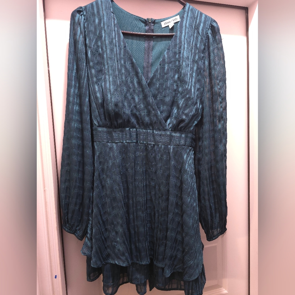 Elegant Teal Dress